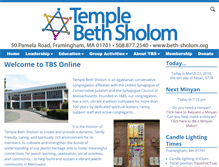 Tablet Screenshot of beth-sholom.org